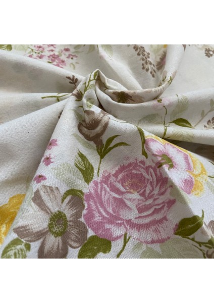 Pamuklu Ranfors Kumaş 240CM En ( Nevresimlik Kumaş ) Desenli