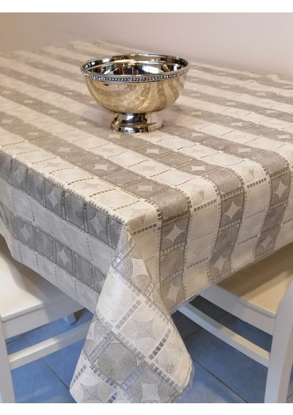 Gri Ithal Pvc Muşamba - Desenli Silinebilir Masa Örtüsü fırsatları