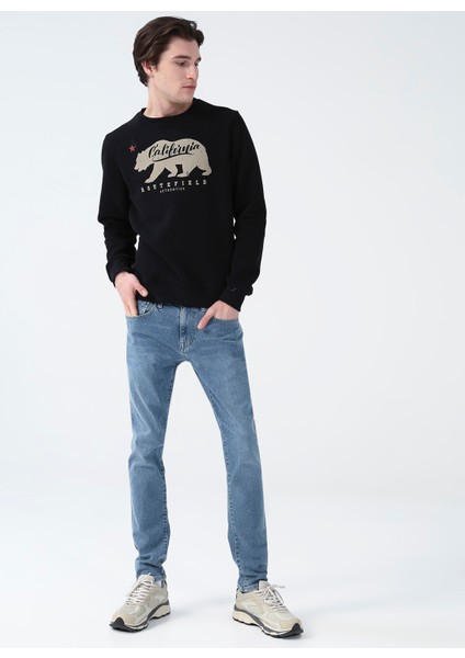 Home Siyah Erkek Sweatshirt RFHOME2223-001 fiyatları