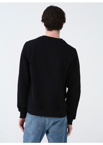 Home Siyah Erkek Sweatshirt RFHOME2223-001 fırsatları