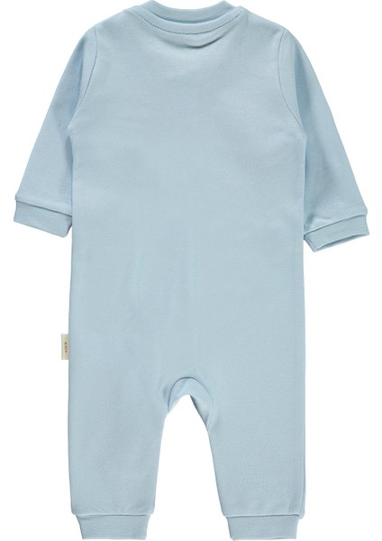 Bebek Organik Patiksiz Tulum 0-6 Ay Mavi fiyatları