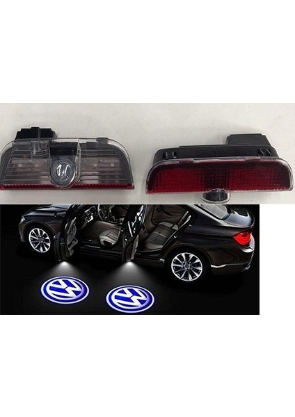 Passat B8 Kapı Altı Logo Araç 3D Gölge Light