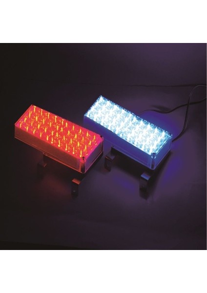Flaşlı Ikaz Lambası 96 LED (Kırmızı-Mavi) / LAPA19 fırsatları