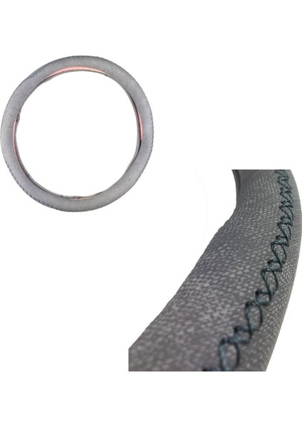 Direksiyon Kılıfı 38 cm Çelik Gri / DIKI360-G