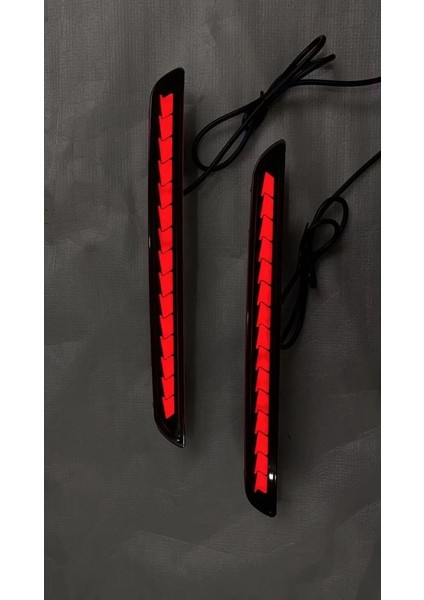 2022 Cıvıc Içın Arka Tampon Sis Ledi - Smoke