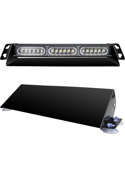 Çakar Lamba 13 Fonksiyonlu 18 LED 12V Kırmızı-Kırmızı / LAPA532-1