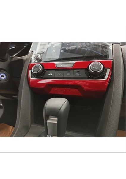 Honda Cıvıc Fc5 2016-2020 Klıma Panel Kaplama- Kırmızı