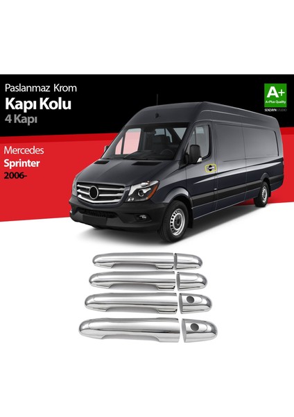 Mercedes Sprinter W906 Krom Kapı Kolu 4 Kapı 2006 Üzeri