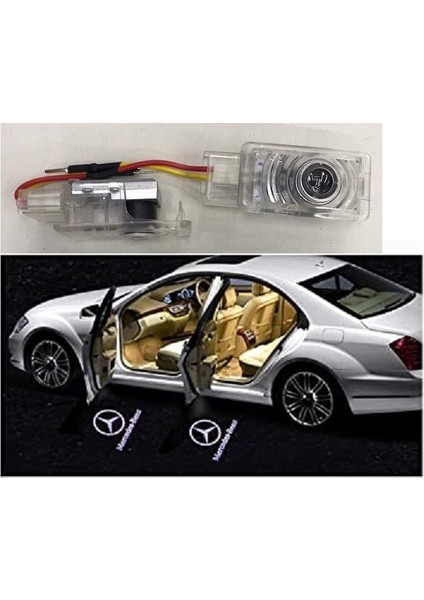 Mercede Glk Kapı Altı Logo Araç 3D Gölge Light
