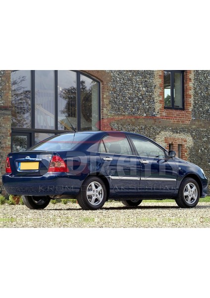 Toyota Corolla Krom Yan Kapı Çıtası 4 Prç 2002-2007