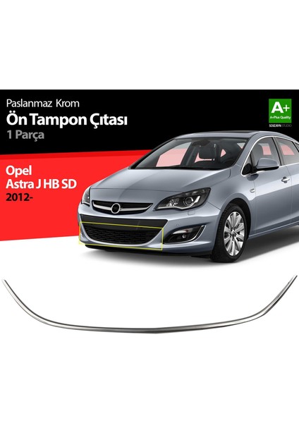 Opel Astra J Krom Ön Tampon Çıtası 2012 Üzeri
