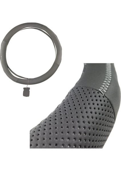 Direksiyon Kılıfı 38 cm Gri / DIKI322-G