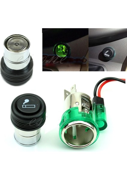 Yeşil Işıklı Çakmak 12V / ICCA10