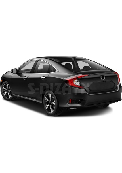 Honda Civic Krom Cam Çıtası 8 Prç 2016 Üzeri