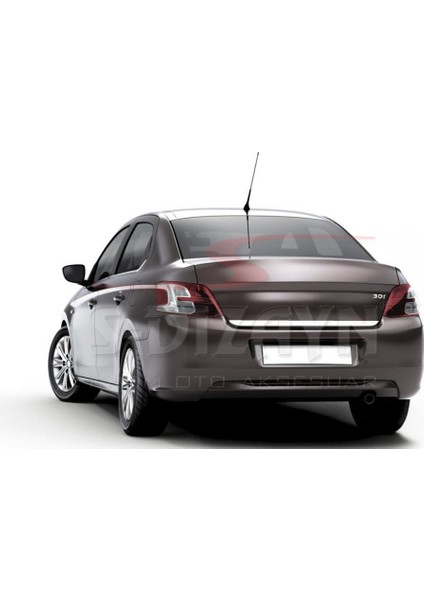 Peugeot 301 Krom Bagaj Alt Çıtası 2012 Üzeri