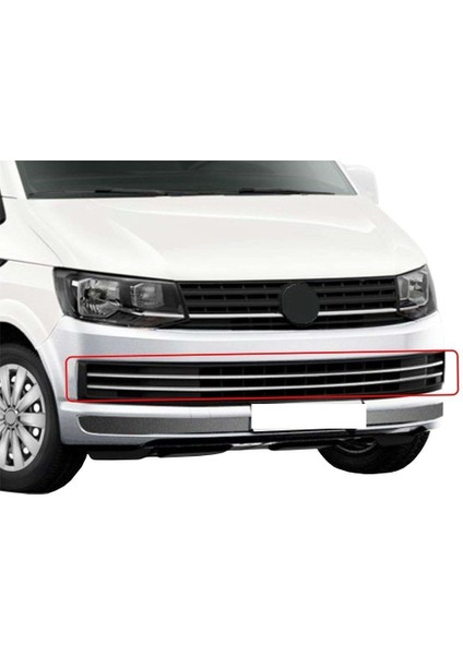 Volkswagen Transporter T6 Ön Tampon Çıtası 6 Prç Krom 2015 ve Sonrası