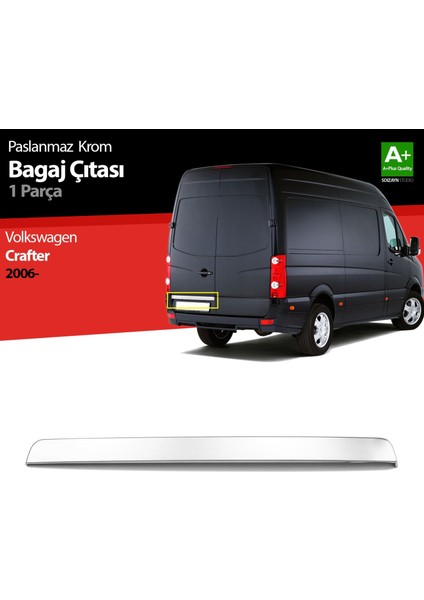 Volkswagen Crafter Krom Bagaj Çıtası 2006 Üzeri