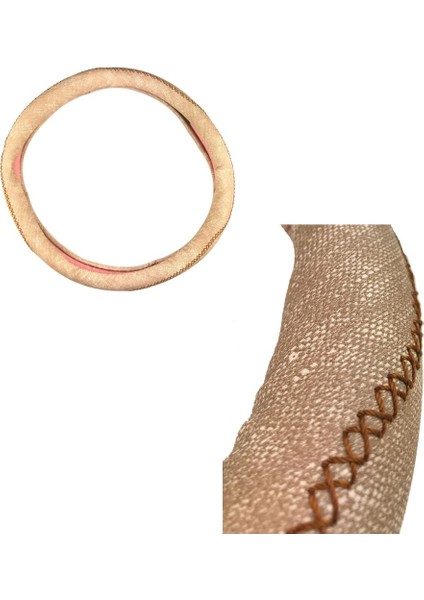 Direksiyon Kılıfı 38 cm Bej / DIKI360-B