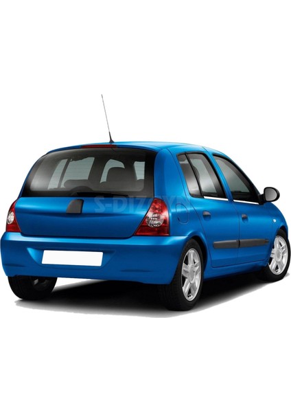 Renault Clio 2 Hb Krom Cam Çıtası 4 Prç 1999-2006