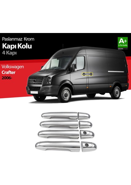 Volkswagen Crafter Krom Kapı Kolu 4 Kapı 2006 Üzeri