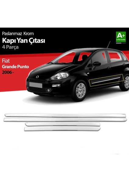 Fiat Grande Punto Krom Kapı Yan Çıtası 2006 Üzeri