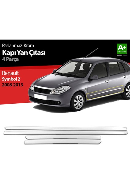 Renault Symbol 2 Krom Kapı Yan Çıtası 2008-2013