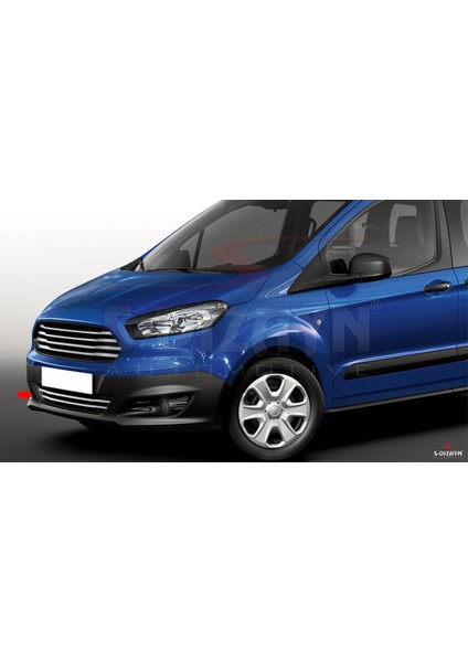 Ford Courier Krom Ön Tampon Çıta 2 Prç. Orj Model Geniş Model 2014-2017