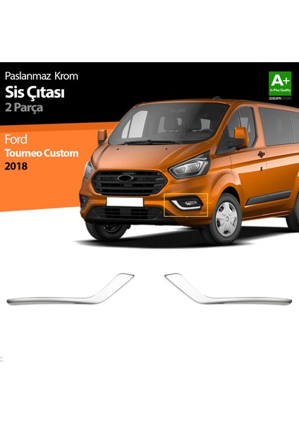 Ford Tourneo Custom Krom Sis Çıtası 2 Prç 2018 Üzeri