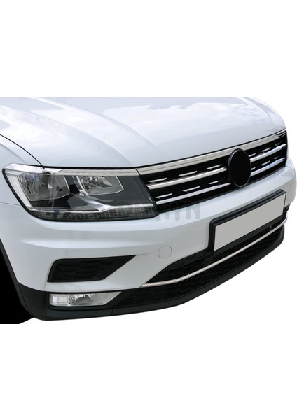 Volkswagen Tiguan Krom Far Üst Çıtası 3 Prç. 2016-2020