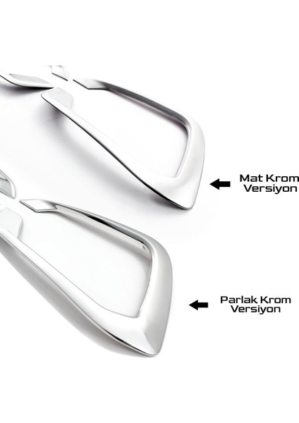 Fiat Egea Hb Krom Sis Çerçevesi 2 Prç. 2020 Üzeri (Mat Krom)