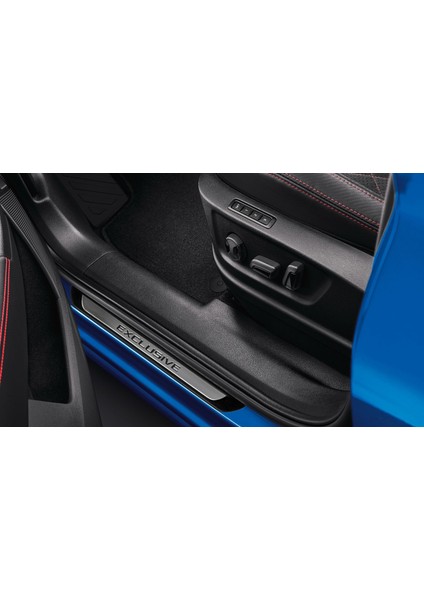Citroen Berlingo 2 Krom Kapı Eşik Koruması Exclusive Line 2012-2018 2 Parça