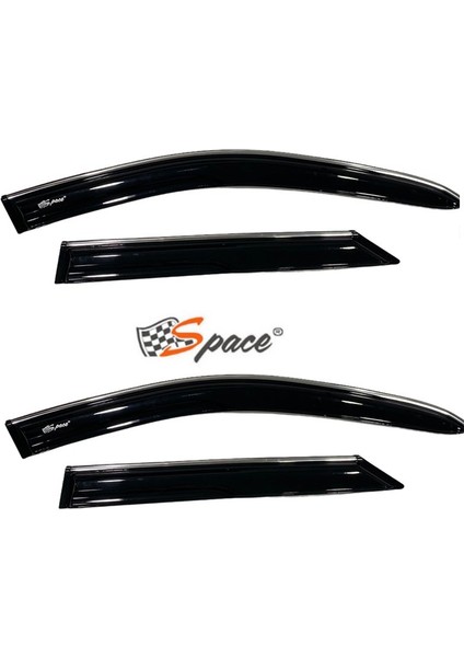 Krom Cam Rüzgarlığı 1.2mm Dacia Sandero 4'lü 2008-2013 / CARU454