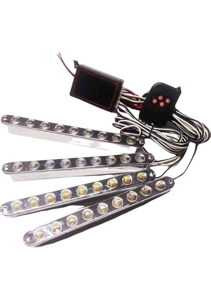 4x9 Ledli Panjur Içi Çakar Lamba Sarı Sarı - Sarı Sarı 12V/LAPA182-2