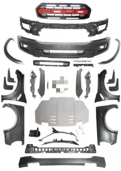 Ford Ranger T7 ve T8 Raptor Dönüşüm (Çamurluklar Dahil Tam Set) fiyatları