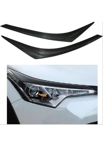 Toyota C-Hr 2016-2019 Far Kası - Karbon (2 Parça) fırsatları
