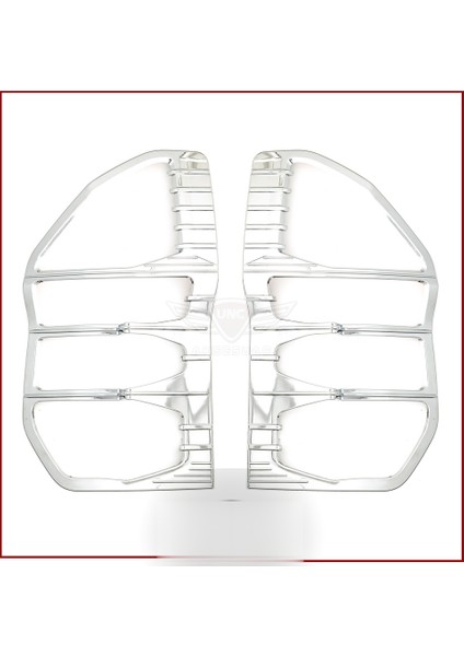 Ford Courier Stop Çerçevesi 2014- Abs Krom