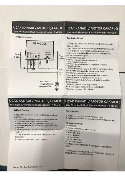 Drs Tuning Uçak Kanadı Çakar Modülü 9 Modlu Garantili (Videolu)