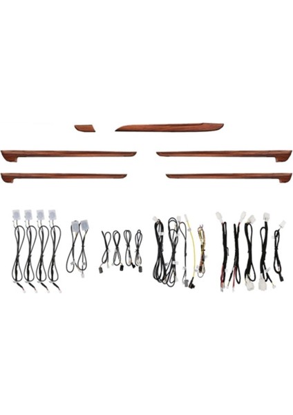 Honda Cr-V 2018+ Ambıans Aydınlatma Set - 64 Renk (Maun Kaplama Renk)