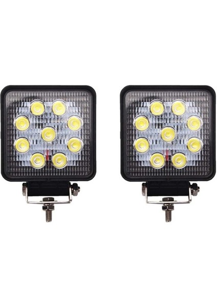Kare Çalışma ve Sis Lambası 9 LED / LASS309