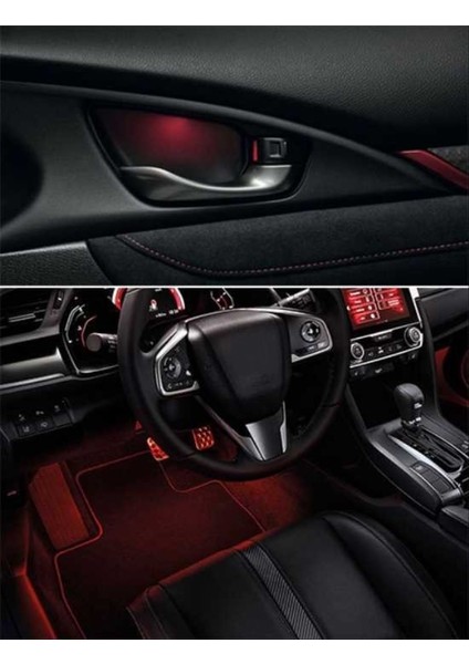 Honda Cıvıc Fc5 Kapı Ic Aydınlatma Kırmızı- Ayak Aydınlatma Kırmızı