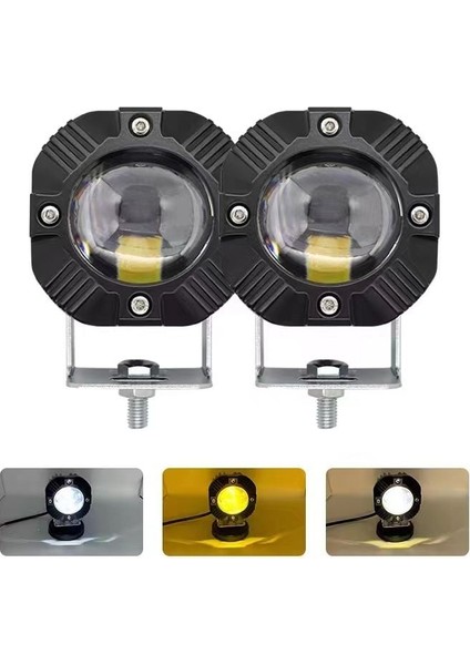 Offroad Sis Lambası 40W Beyaz-Amber Çakarlı 12-30V / LASS294 fiyatları