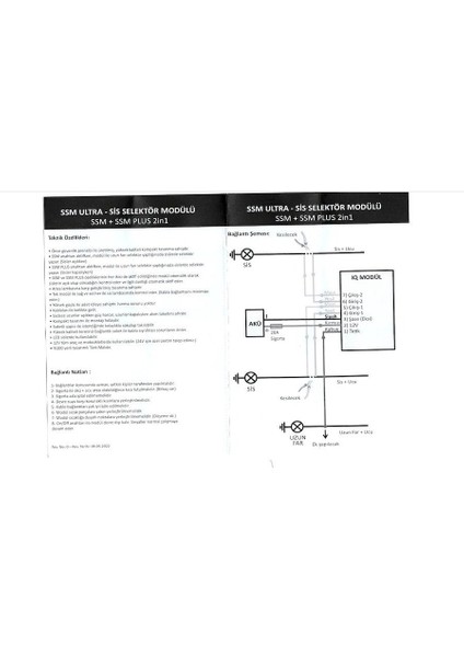 Ssm Ultra -Sis Sellektör Modül (2 Modül 1 Arada)