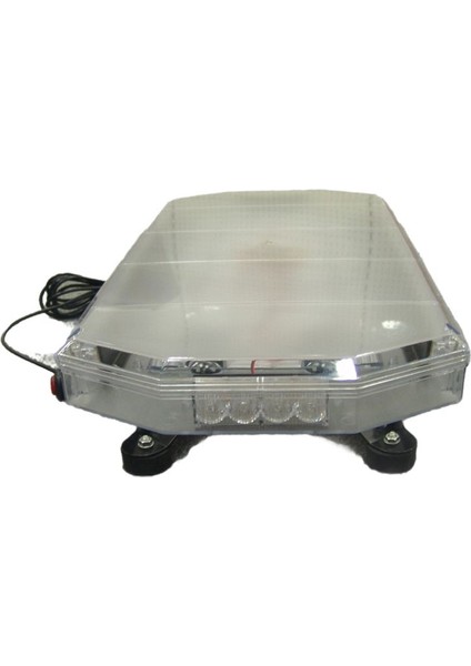 Ledli Oval Ikaz Lambası Sarı-Mavi-Kırmızı 40 LED 12V/LAIK100