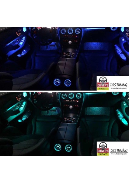 Mercedes C Serisi W205 64 Renk Ledli Hava Izgara
