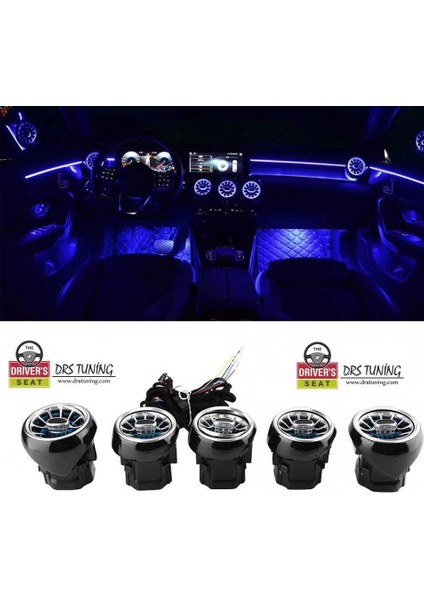 Mercedes C Serisi W205 64 Renk Ledli Hava Izgara