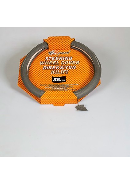 Direksiyon Kılıfı 38 cm Gri / DIKI341-G