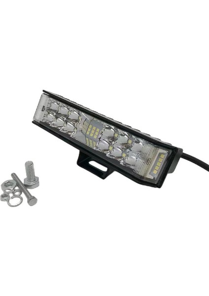 Offroad Sis Lambası 40 LED 20W Kırmızı-Beyaz-Mavi Çakarlı 12-30V / LASS296