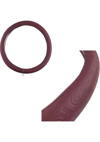 Direksiyon Kılıfı 38 cm Bordo / DIKI343-B