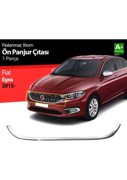 Fiat Egea Krom Ön Panjur Çıtası 2015-2020