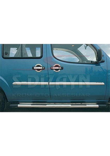 Fiat Doblo Krom Yan Kapı Çıtası 4 Prç 2000-2006